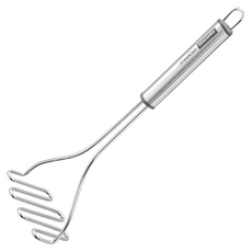 tescoma 圓柄搗泥器 馬鈴薯壓泥器 434不鏽鋼 ABS塑料, 10 x 7.3 x 34cm, 1支