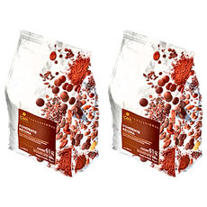 ICAM 芮吉娜61%黑巧克力鈕扣, 200g, 2包