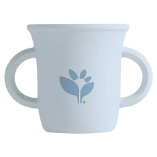 green sprouts 小綠芽 超防滑寶寶學習喝水矽膠學習杯, 蒂芬尼藍, 1個, 207ml