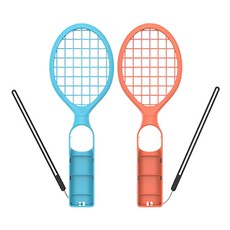 DOBE Switch2左右小手柄網球拍, 1組, TNS-3181, 紅藍色