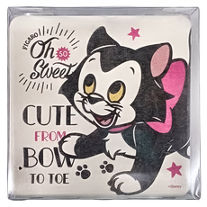 收納王妃 小木偶珪藻土杯墊 2入, 蝴蝶結費加洛, 1組