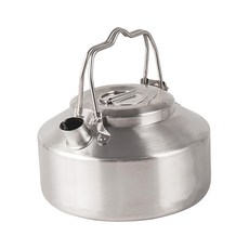 CLS 戶外露營不鏽鋼雙手提水壺 14 x 8cm, 銀色, 1個