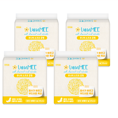 LunaMEE 輕柔衛生棉 蝶翼型, 中型(25cm), 18片, 4包