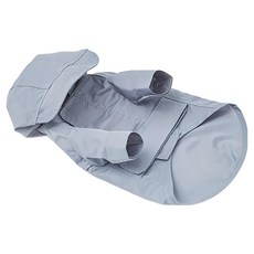PEHOM 可調節式防潑水魔鬼氈雨衣, 淺藍色, 1入
