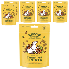 LILY'S KITCHEN 莉莉廚房 訓練餅乾 犬專用, 蘋果起司, 80g, 6包