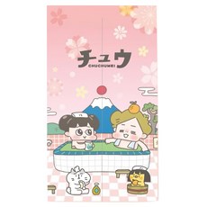 CCHING 青青文具 啾啾妹居家長門簾 泡溫泉, 85 x 150cm, CAE-249