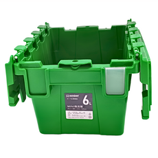 KEYWAY 聯府 BL06-4 MINI物流箱 6L, 綠色, 1個