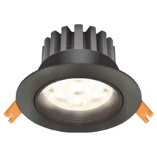 DANCELIGHT 舞光 15W微笑崁燈 6000K 黑殼 LED-9DOS15D-BK 9cm 白光, 1組