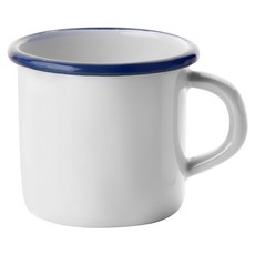 ibili 琺瑯馬克杯 350ml, 1個, 藍色 + 白色