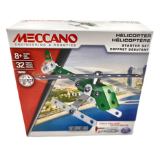 Meccano 麥卡諾 進階微型系列 直升機 入門級 32片 8歲以上, 1盒