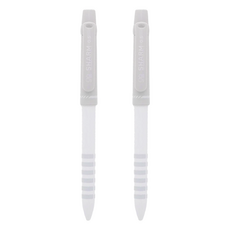 Sun-Star SHARM自動鉛筆橡皮擦雙芯兩用筆, 轉動式切換, HB 0.5mm鉛筆芯, 2mm橡皮擦, 白色, 2支