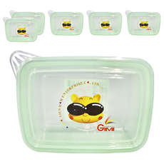 GIMI 吉米 小頑皮保鮮盒 0.4L 14.5x10.5x5.5cm 食品級原料, 6個, 1組