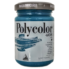 MaIMeRI 美利 POLYCOLOR 重稠壓克力 MA-1220408 TURQUOISE BLUE 408 土耳其藍, 140ml, 1色