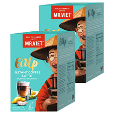 MR.VIET 越先生 榴槤椰子即溶咖啡粉 17g x 2盒 越南風味, 12條
