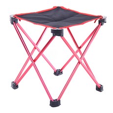 戶外便攜摺疊椅 350g 超輕量, Red, 1個
