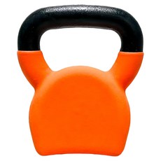 健身壺鈴 磨砂款, 橘色/黑色, 8kg, 1個