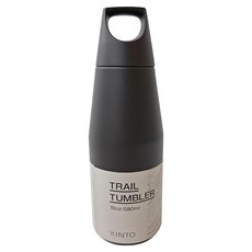 KINTO TRAIL TUMBLER 律動保溫瓶, 精緻黑, 580ml, 1個