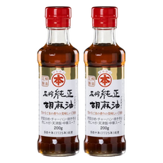 Maruhon 竹本 壓榨純正胡麻油, 200g, 2瓶