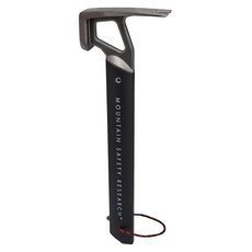 MSR 營槌 鋁合金材質 28.58x8.89x3.81cm 312g, 銀色 + 黑色, 1支