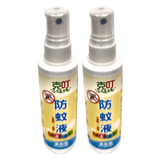 克叮 小花蔓澤蘭 防蚊液 嬰幼兒款, 80ml, 2瓶