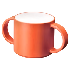 Tak. 熊先生雙耳杯, 亮橘色, 1個