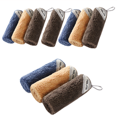 TELITA 日本大和抗菌防臭超細纖維吸水擦拭巾 TA9601 混和顏色,30 x 30cm,10條