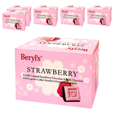 Beryl's 草莓味及牛奶雙層巧克力 60g (添加植物油), 6盒