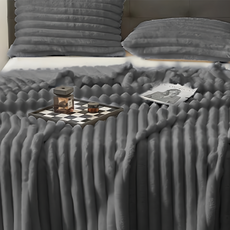 夢之語 3D立體兔毛雲朵毯