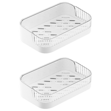 SHCJ 生活采家 免打孔壁掛瀝水肥皂架 浴室收納好幫手, 2個, 單一顏色