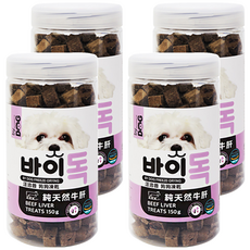 by DOG 狗狗凍乾零食 牛肝, 150g, 純天然牛肝製成, 無添加防腐劑或人工色素, 4罐