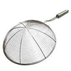 義式#304鋼網濾勺 #304不鏽鋼材質 快速瀝水 多用途廚房撈麵勺, 16cm, 1個