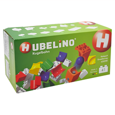 HUBELiNO 軌道式積木套件組合, 德國製造 原裝進口, 114%兼容其他品牌積木, 41PCS彈跳套件, 含140孔底板, 1組