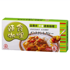 KONG YEN 工研 益壽多兒童咖哩, 125g, 1盒