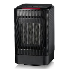 Kinyo 迷你陶瓷電暖器 125 x 125 x 206mm 1.1kg, NEH-120, 黑色