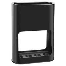 落地加高四格置物收納雨傘架, 22 x 9 x 28cm, 黑色, 1個