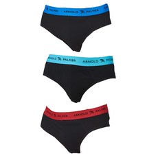 Arnold Palmer 雨傘牌 舒適柔軟棉彈力三角褲 AU3321-XL-3 黑 Set 3件