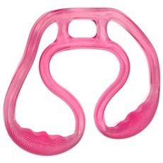 muva 凍感纖體伸展環(輕) 商品材質: TPR(熱塑性橡膠) 商品重量: 約150g 台灣製造, 粉色, 1個