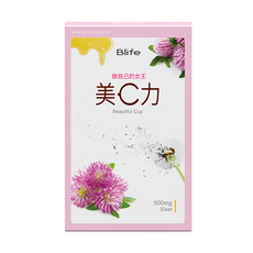 Blife 美學 美C力英挺膠囊 500mg, 30顆, 15g, 1盒