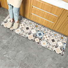 半島良品 PVC防油防水皮革地墊, 歐式宮廷風, 1件