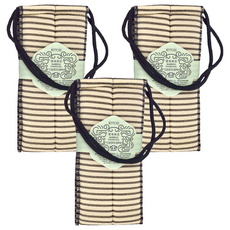 KEYTOSS 詰朵斯 柔色竹炭添加沐浴拉背條, RE8877, 1入, 3個