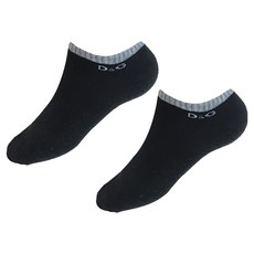 D&G BEAUTY 女學生船襪 DL1007, 黑色, 22~25cm