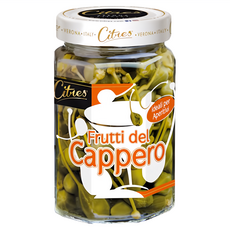Citres 醃製酸豆果實 義大利老字號品牌 適合前菜冷盤沙拉、西班牙&義式風味料理, 290g, 1罐