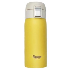 Skater 彈蓋不銹鋼保溫杯 210g, 黃色, 350ml, 1個