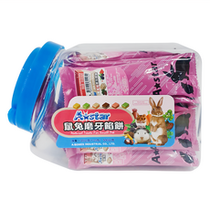 A star 鼠兔松果桑椹磨牙餡餅25條, 小寵天然零食, 1罐