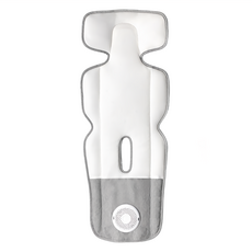 嬰幼兒風扇涼墊, LED顯示線控, 抗汙抗潑水, 可水洗, 單風扇 灰色, 1個