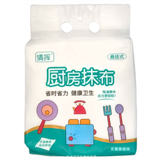 倩揮 廚房抹布 多用途加厚 120抽 懸掛式, 2包, 20 x 20cm, 1包