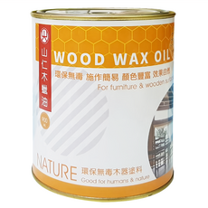 山仁 木蠟油 柚木 環保無毒 顏色豐富 適用於傢俱和木質表面, 1罐