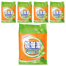 加倍潔 茶樹+小蘇打制菌潔白超濃縮洗衣粉 防潮蓋設計, 2kg, 5包