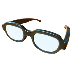 LED發光眼鏡 無線設計, 不可看路, 1個