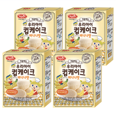 Bebest 貝思 初食杯子蛋糕DIY組，香蕉口味, 80g, 4盒